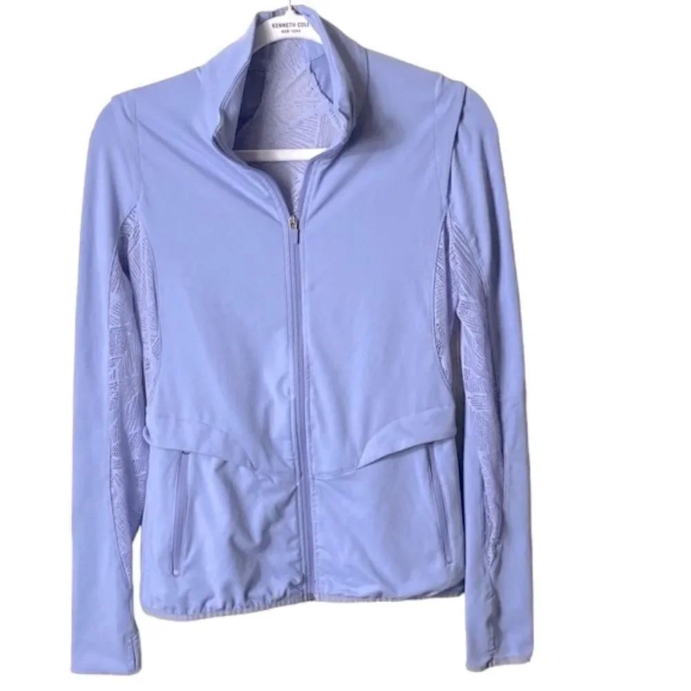 Merrell Wm’s Med Lavender Lilac Select Wick Lace Detail Running Athletic Jacket